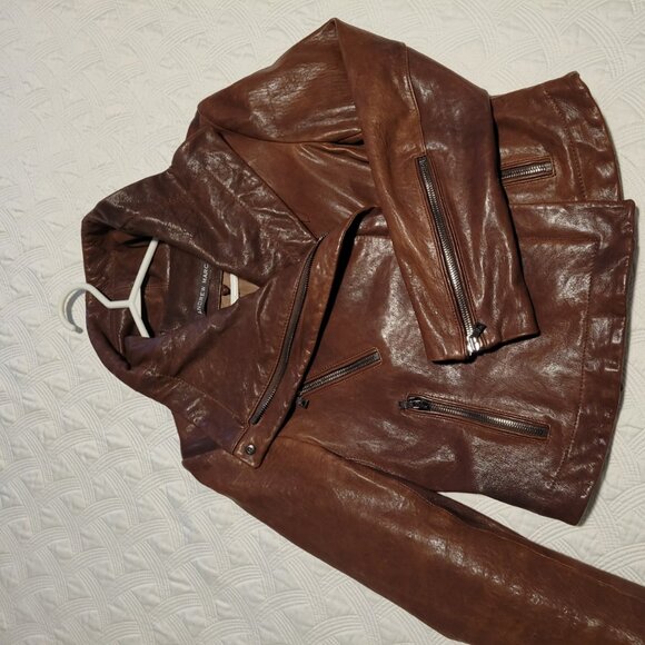 Andrew Marc Leather Jacket - Picture 7 of 7